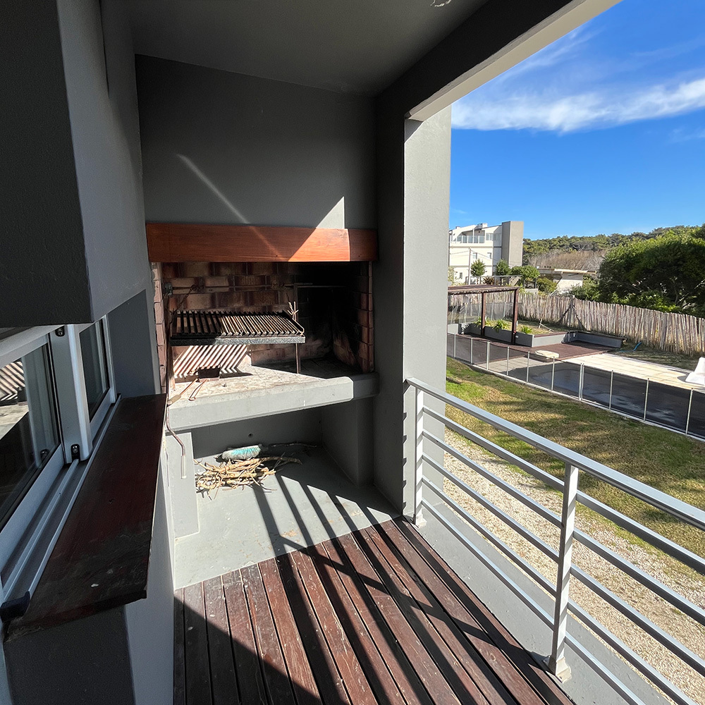 parrilla privada que posee cada uno de los departamentos